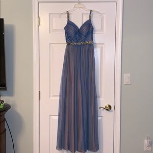 Blue Prom dress